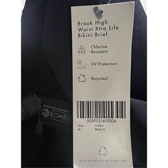 Sweaty Betty Women's Black High Waist Xtra Life & Laguna Underwired Bikini NWT - Picture 6 of 7